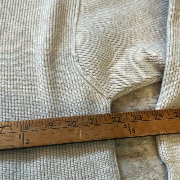 Free People Cream Cowl Neck Sweater Cozy Knit small - Picture 4 of 9